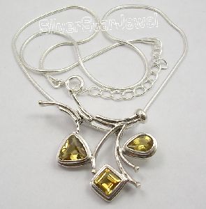 CITRINE DESIGNER AMAZING Necklace