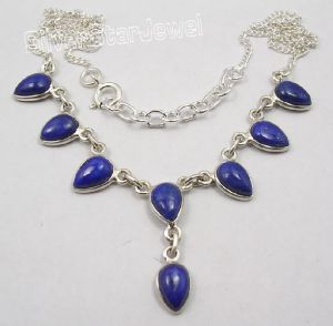 NATURAL LAPIS LAZULI DROPS Necklace JEWELRY