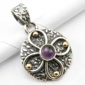 NEW FASHION JEWELRY PURPLE AMETHYST PENDANT