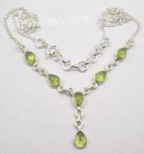 round shape peridot gemstone