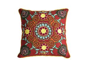 Cotton Embroidery Designs Cushion Cover