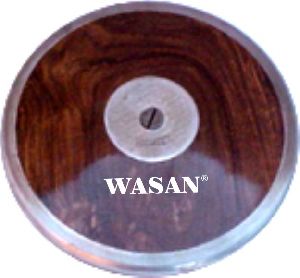 Wooden Discus with steel rim