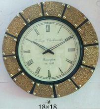 Wall Clock With Beautiful Handcrafted