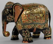 Wooden Carving Elephant Statue