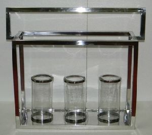 3 lite Stainless steel Candle lantern