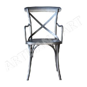 Vintage Industrial Dining Arm Chair
