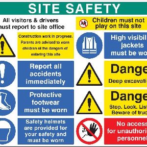 Site Safety Signboard