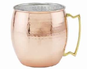 MOSCOW MULE COPPER MUG INSIDE NICKEL 16 OZ