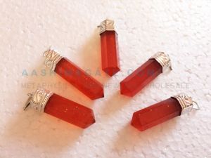 AMBER CAP PENCIL PENDANTS