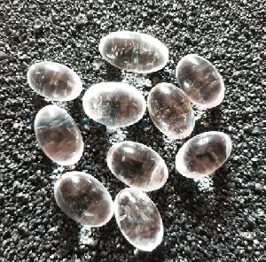 CRYSTAL QUARTZ SHIVA LINGAMS