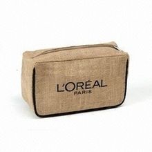 JUTE COSMETICS POUCH BAG