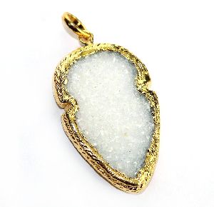 Agate Druzy Necklace