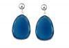 Chalcedony With Top Round Ball Drop Dangle Earring Jewelry