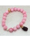 Ruby with Pink Beads Bracelet