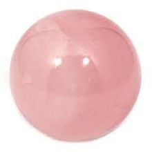 Rose Quartz Crystal stone Hand Craft Sapphire Ball