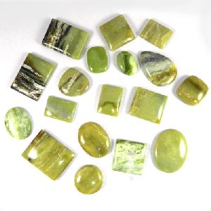 Canadian Jade Mix Freeform Cabochon