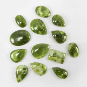 Natural Canadian Jade Mix Cabochon 50 Gms