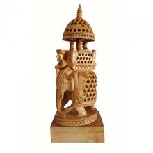Wooden Elephant Ambabari Indian Art & Crafts