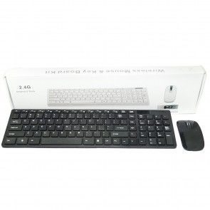 Ultra Slim Wireless Keyboard & Mouse With Numeric Keypad