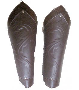 Dragon Scale Arm Bracers - Leather Armour