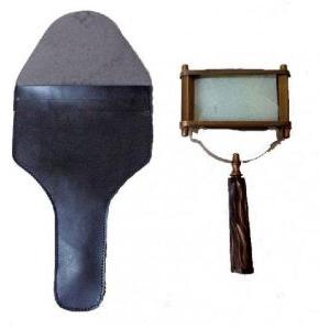 Square Magnifier WOOD HANDLE Magnifying