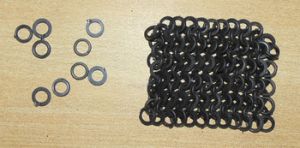 chainmail PLASTIC RINGS