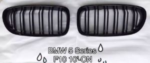 BMW 5 series F10 front grill full black m-look (Premium Car Accessories - DealKarDe)