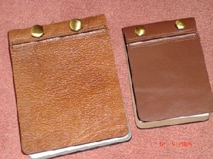 Leather Refillable Writing Pad