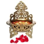 Decorative Brass Urli Floating Flower Pot