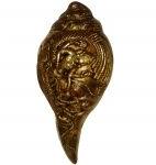 Lord Vishnu Brass Metal Religious Conch