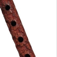 Carved Wooden Decorative Flute