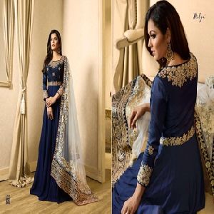 BEAUTIFUL DESIGN SIMPLE LONG FESTIVAL WEAR SALWAR SUIT