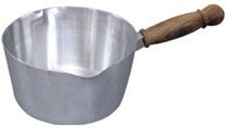 Aluminium milk pan