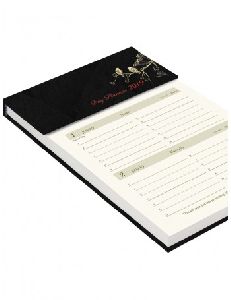 DAY PLANNER-BLACK Writing Pad