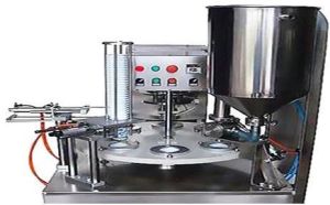 Rotary Cup Filling and Sealing Machine