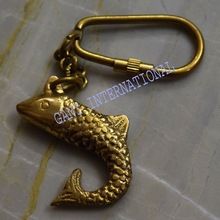Key Ring Paper Weight Brass Fish key chain