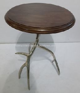 Wooden Accent Table.