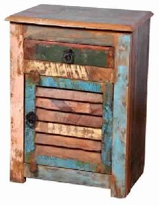 Recycled Wood Bedside