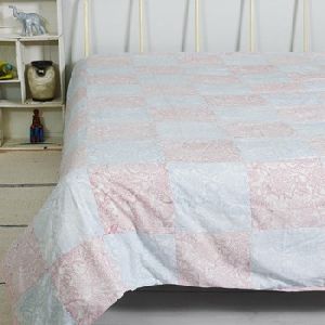 linen white background summer ac blanket