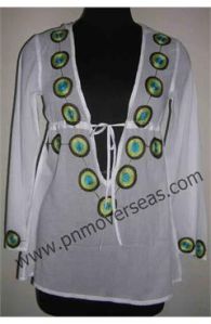 Beach Cotton Tunic White Kaftan