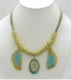 Natural Stone Look Necklace