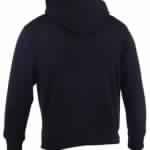 Acrylic Blend Plain Hooded Sweatshirt With Kangroo Pocket