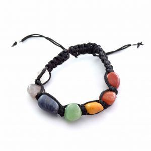 ADJUSTABLE SEVEN CHAKRA Crystal BRACELET