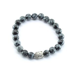 SNOWFLAKE OBSIDIAN Bracelets