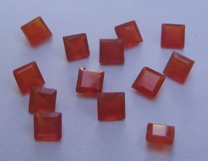 Carnelian square cut