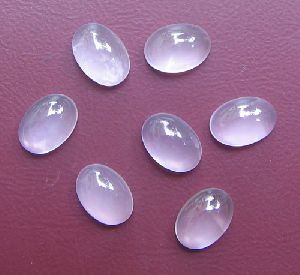 Rose Quartz oval cab gem stone