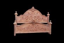 Hand Carved Double Bed Head and Foot Board
