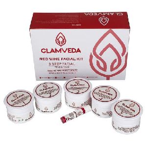 Glamveda Red Wine Advance Anti Ageing Facial Kit