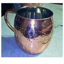 Copper Metal Antique Finish Beer Mug,