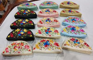 embroidered pouches